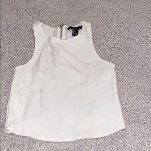 White crop top
